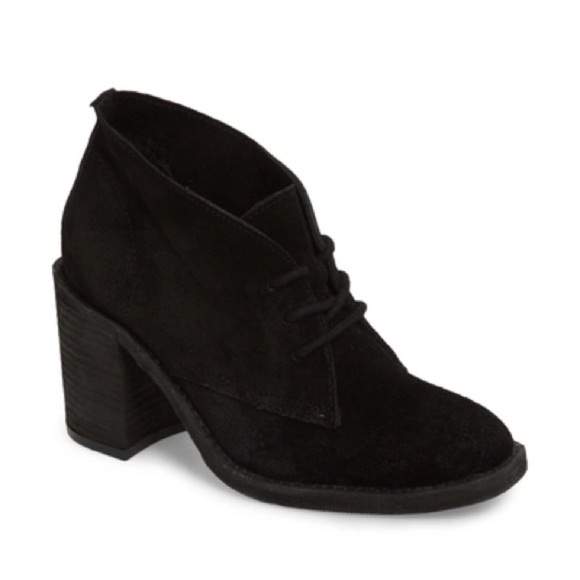 Jeffrey Campbell Xavier Suede Bootie Black - Picture 1 of 11